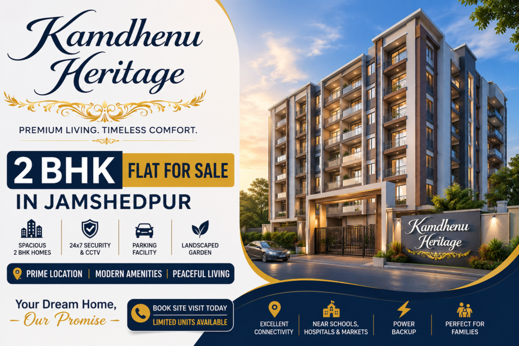 2 BHK Flat for Sale in Jamshedpur