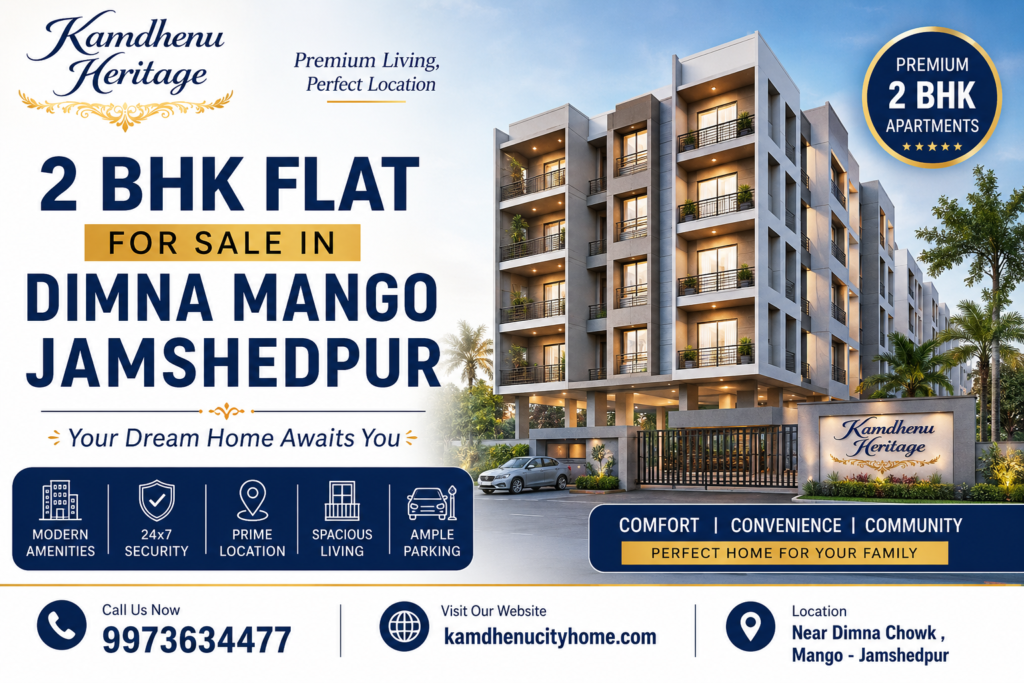 2 BHK Flat for Sale in Dimna Mango Jamshedpur: