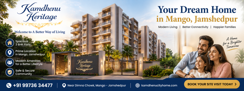 Best 3 BHK Flat in Mango Jamshedpur